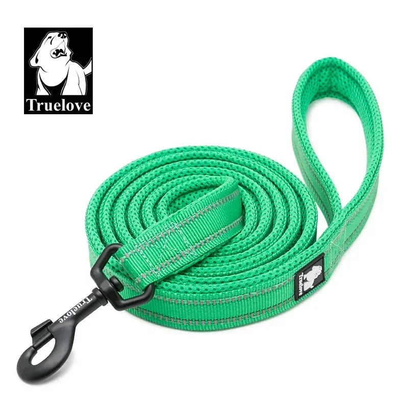 Truelove Padded Reflective Nylon Dog Walking Leash With Quick Release
