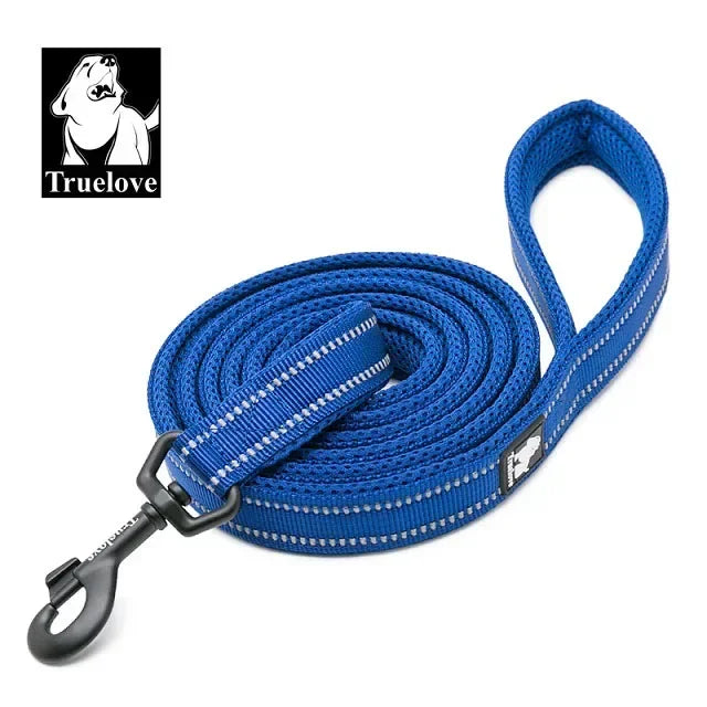 Truelove Padded Reflective Nylon Dog Walking Leash With Quick Release