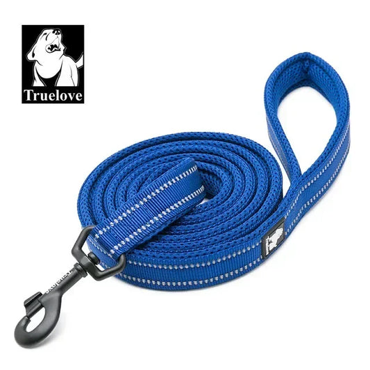 Truelove Padded Reflective Nylon Dog Walking Leash With Quick Release