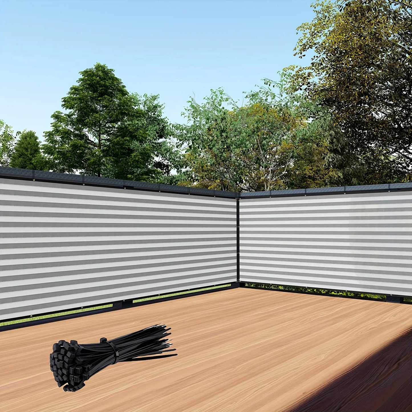 Outdoor Sunshade Nets, Privacy Fences, and Spaced Outdoor Sunshade Nets Made of High-Density Polyethylene, These Nets Are Uv-Resistant and Breathable with Reinforced Copper Fasteners, Suitable for Terraces and Gazebos.