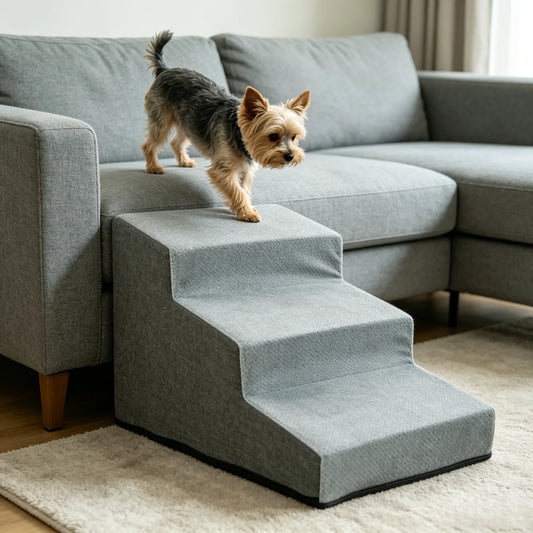 High Density Foam Pet Stairs Non Slip Washable Cover