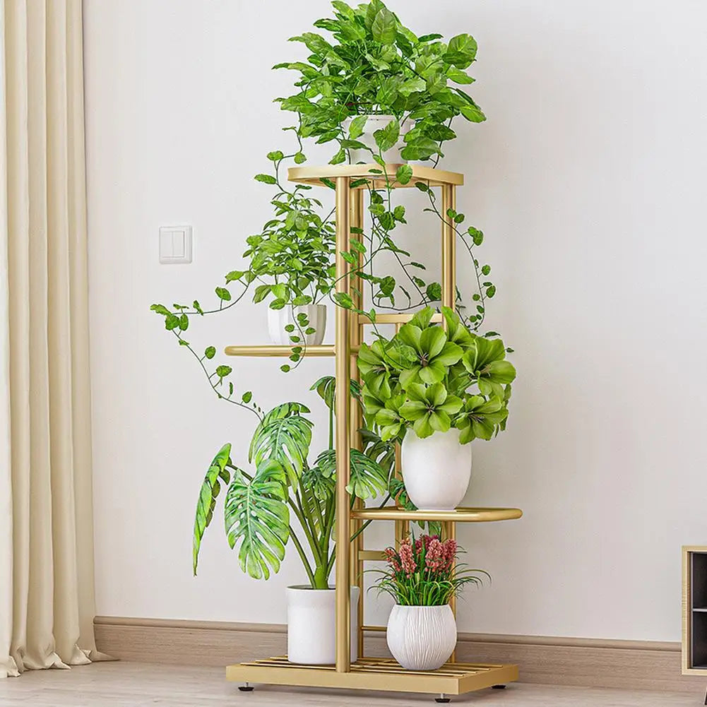 4 Tier Plant Stand Indoor, Tiered Flower Pot Holder Shelf Plants Display Shelving Unit For Living Room Garden Balcony Bedroom