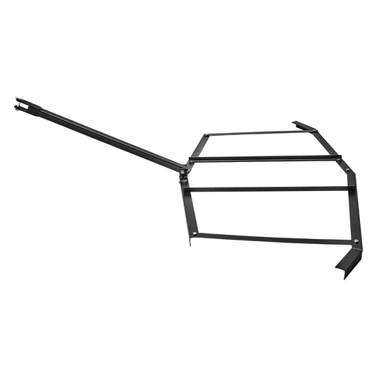 SucceBuy Drag Harrow Tow Behind Drag Harrow Q235 Steel Driveway Grader with Pin-Style Hitch for ATVs UTV Garden Lawn Tractor