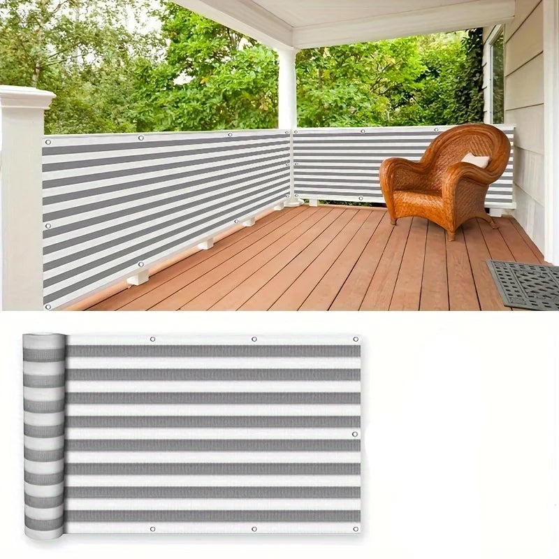 Outdoor Sun Shade Net, Sun Shade Net, Privacy Fence Screen, Tightly Woven Uv-Resistant Net with Copper Fasteners Reinforced at Corners, Suitable for Patios and Pergolas