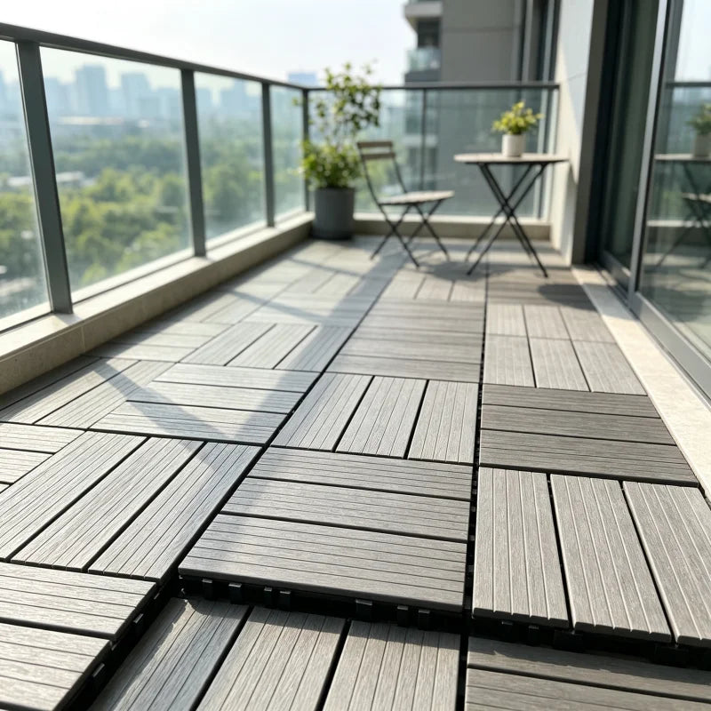 Anti Slip Interlocking Plastic Floor Tiles for Indoor Outdoor Use