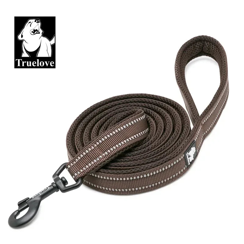 Truelove Padded Reflective Nylon Dog Walking Leash With Quick Release