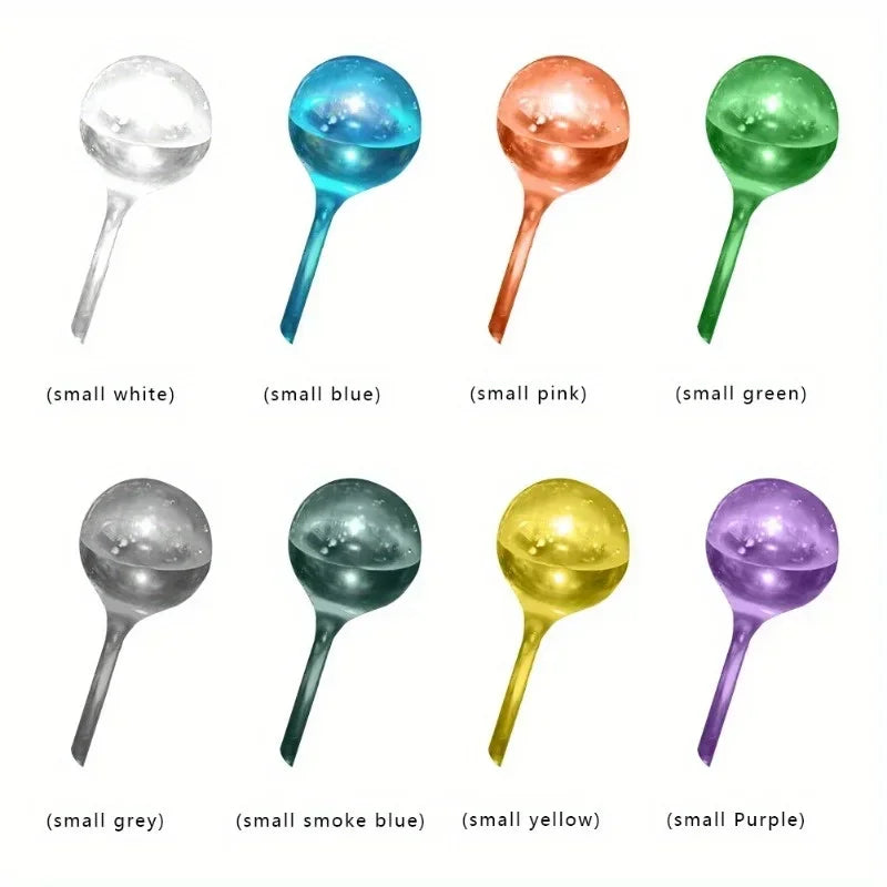 10PCS Clear Plant Watering Globes Automatic Drip Irrigation System Garden Indoor Outdoor Plant Watering Balls Devices Supplies