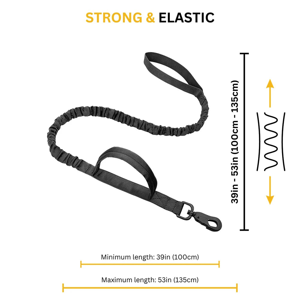 Petravel Tactical Dog Harness Leash Set For Large Dogs