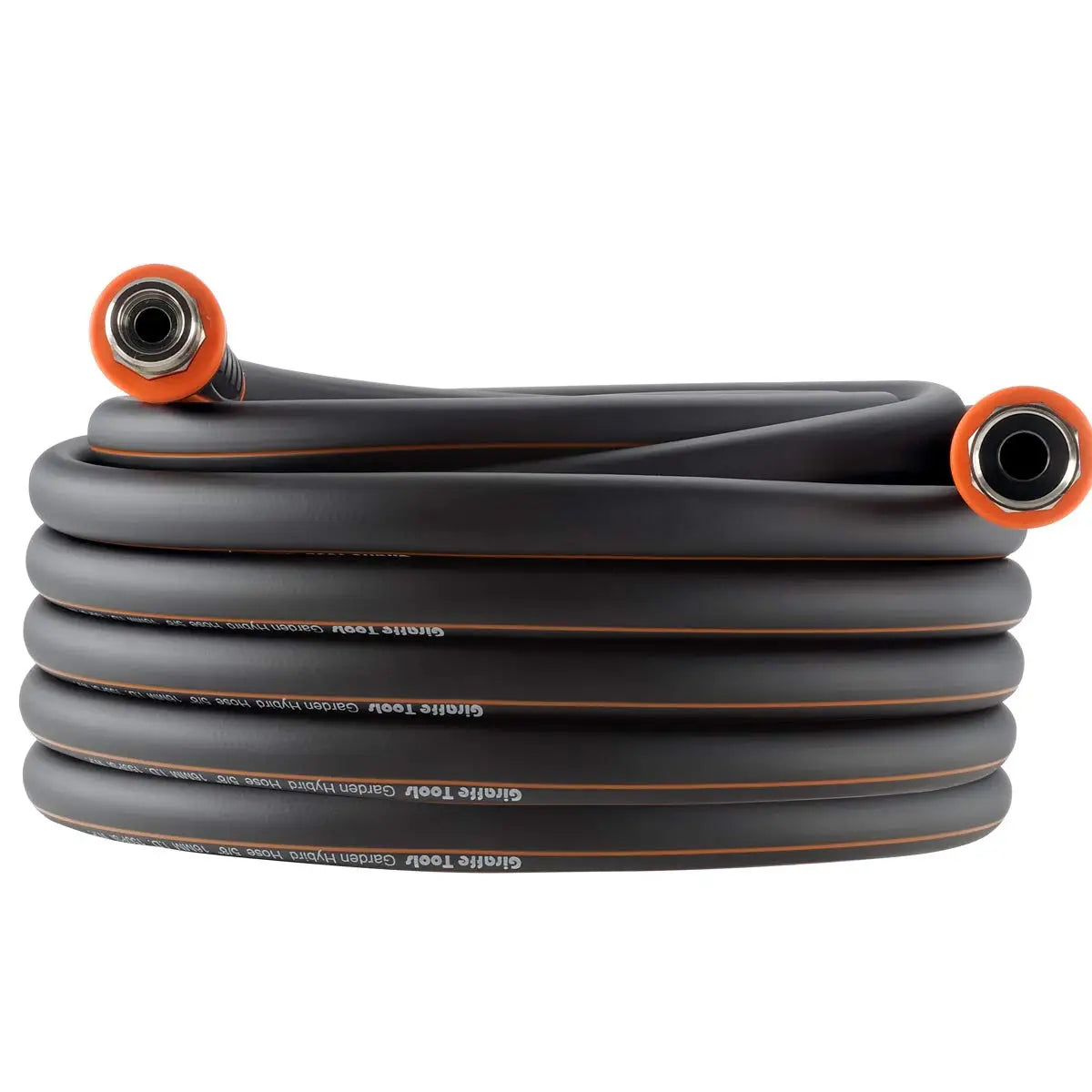 Giraffe Tools Garden Hose 5/8", Water Hose Heavy Duty, Flexible, Lightweight Hybrid Hose with Swivel Handle, 5-100ft Male to Female Fittings, Burst 600 PSI, Short Leader Hose