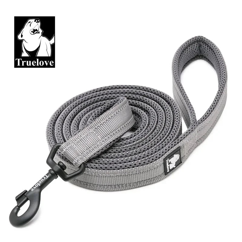 Truelove Padded Reflective Nylon Dog Walking Leash With Quick Release