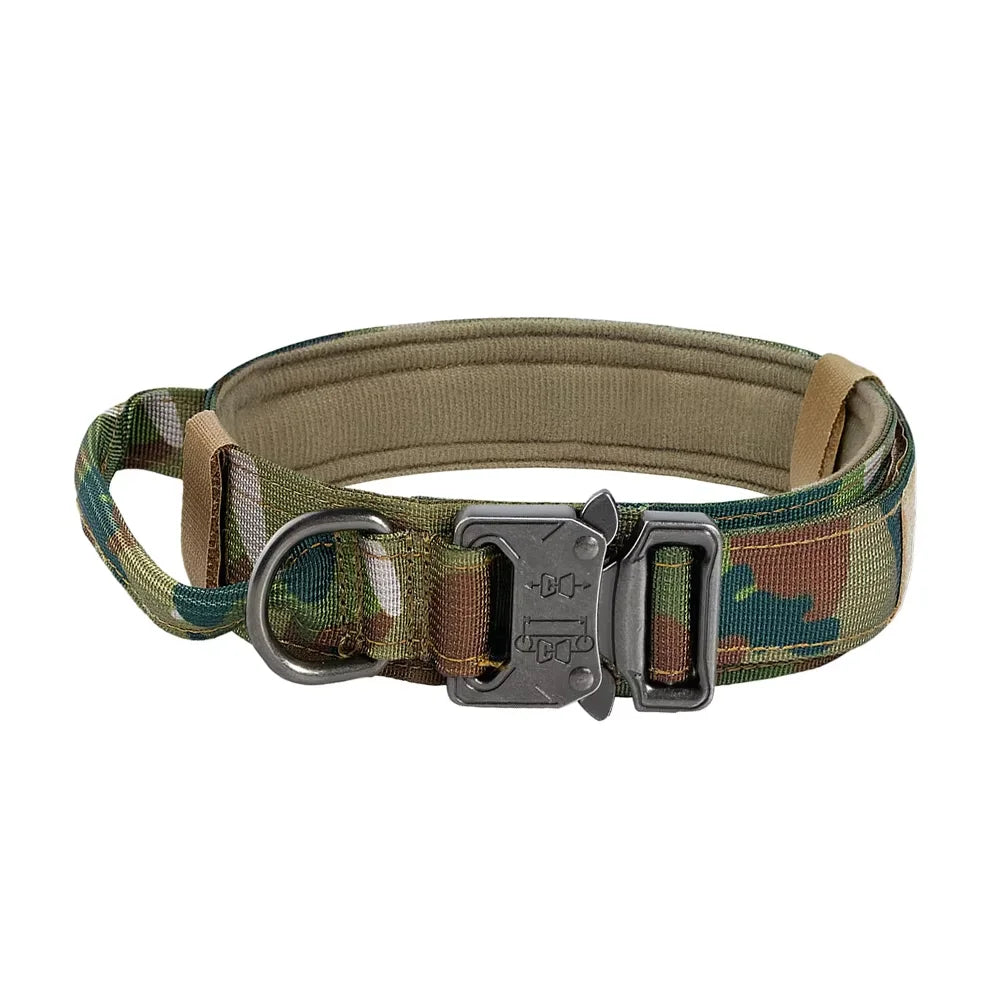 Petravel Adjustable Tactical Nylon Dog Collar Quick Release Buckle