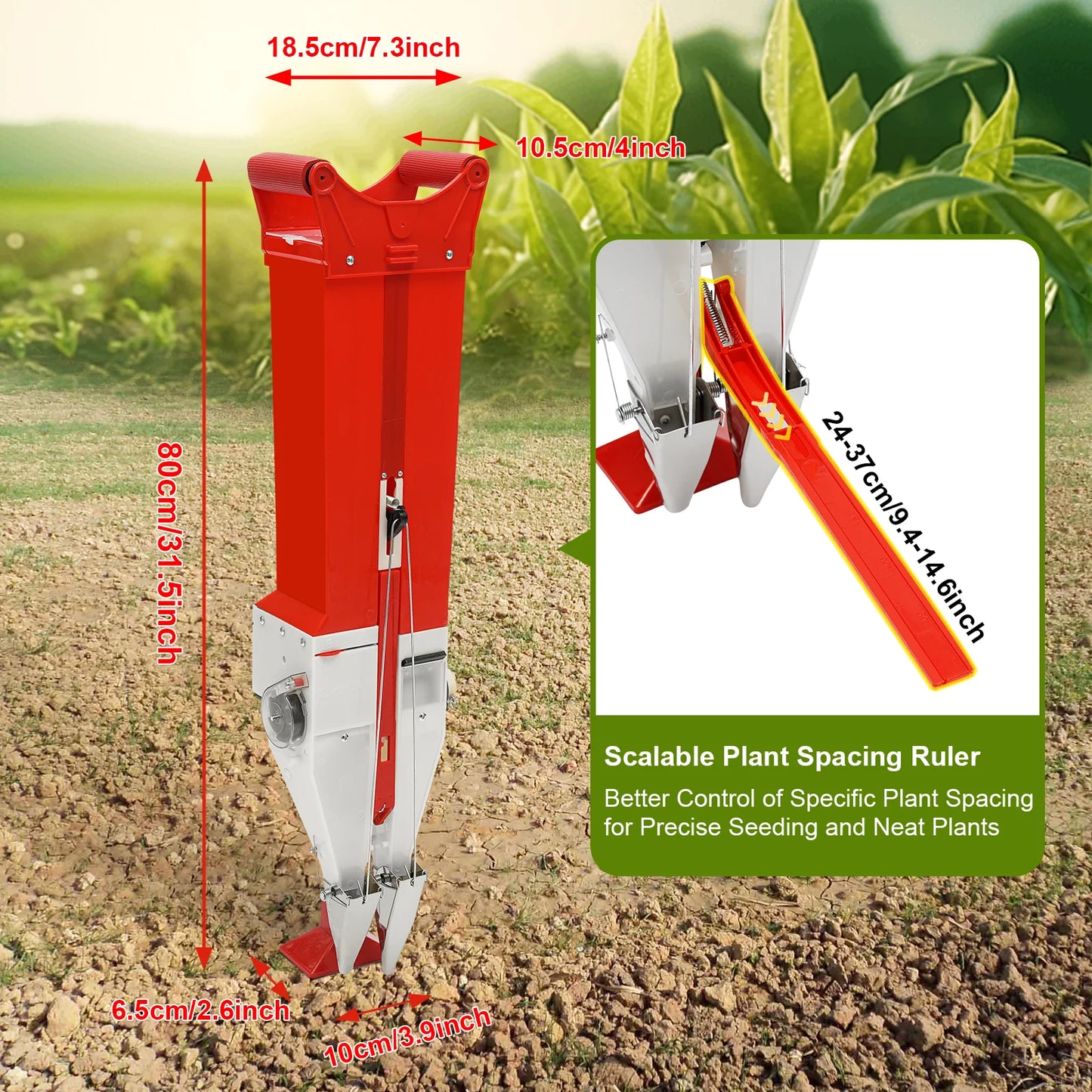 Handheld Fertilizer Seeder Household Soybean Corn Peanut Spreader Hand Planter Farming Tool for Agricultural Seeding Tools